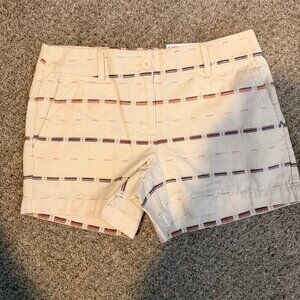 Ann Taylor Loft Cream-Colored Shorts